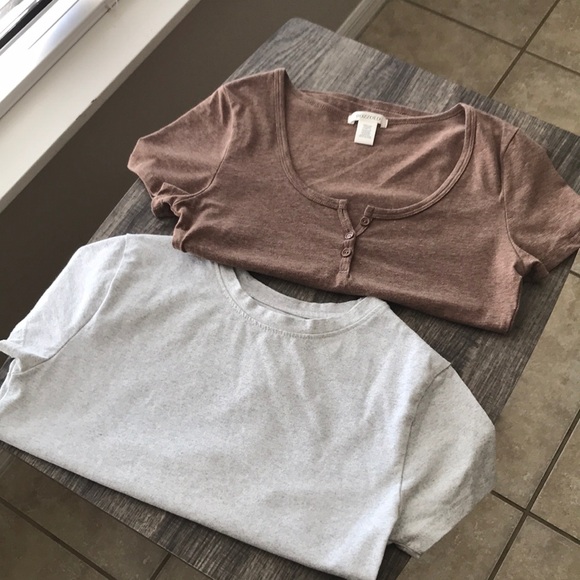 Tops - Women's Brown and Gray Tops